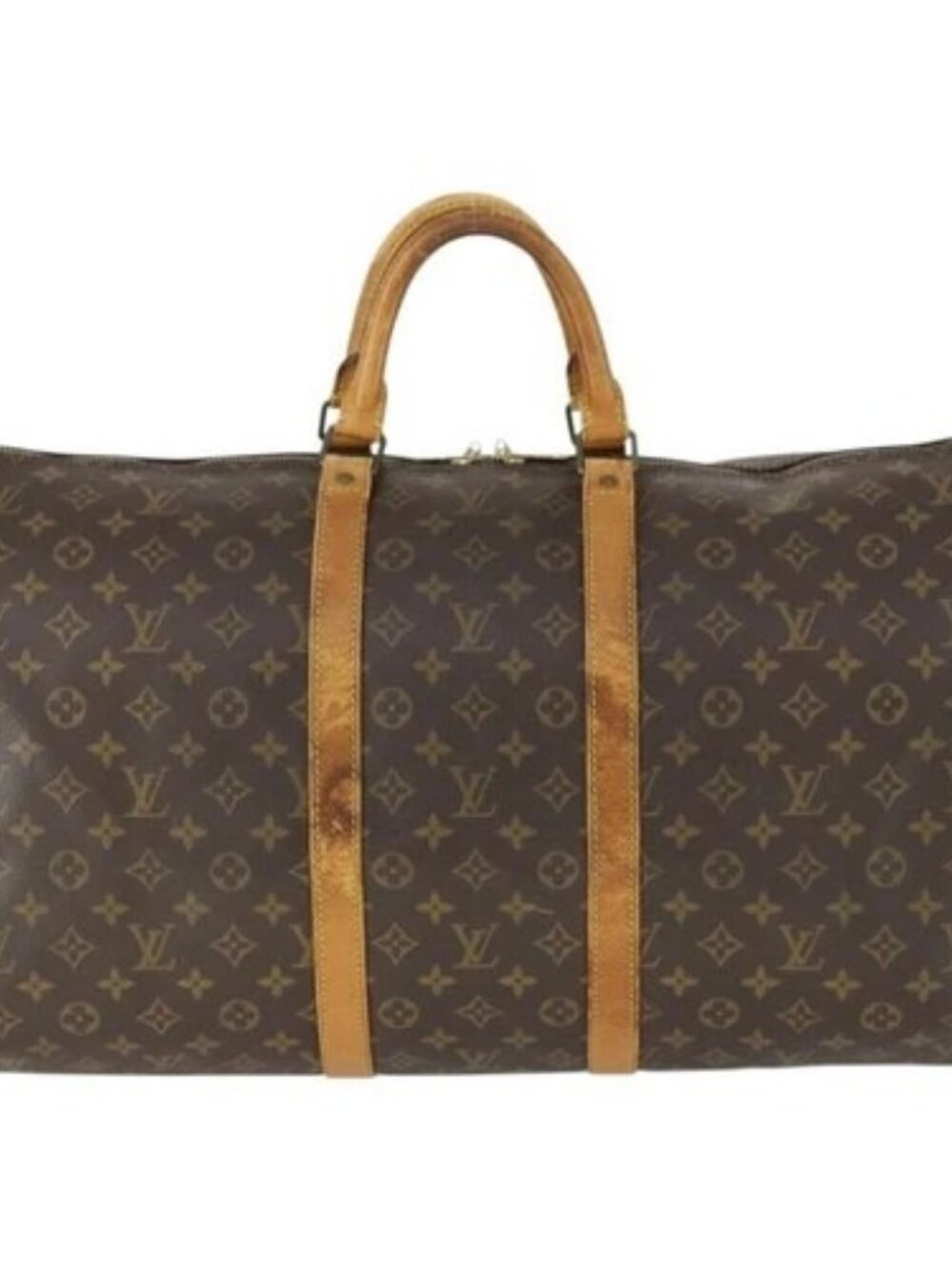 LOUIS VUITTON Monogram Keepall Bandouliere 55 Boston Bag M41414 LV Auth 170219 - Picture 2 of 15